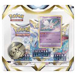 Pokemon TCG: Sword & Shield - Silver Tempest Booster 3-Pack with Foil and Coin - Togetic/Manaphy