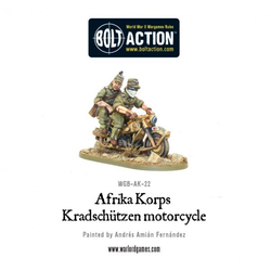 Germany: Afrika Korps - Kradschutzen motorcycle