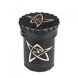 Cthulhu Dice Cup Black/Green with Gold