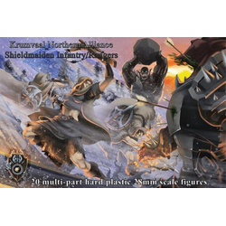 Shieldwolf Miniatures: Shieldmaiden Infantry/Rangers (20)