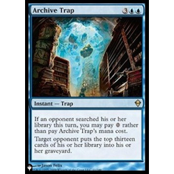 Magic löskort: The List: Archive Trap