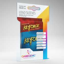 GameGenic Keyforge Logo Sleeves Blue (40)