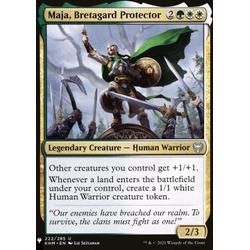 Magic löskort: The List: Maja, Bretagard Protector