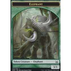 Magic löskort: Duel Decks: Mind vs Might: Elephant Token