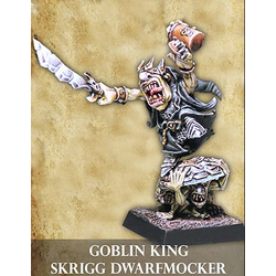 Goblin King Skrigg Dwarfmocker & Grotling shield bearers
