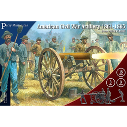 American Civil War Artillery (3 Guns with Limbers)
