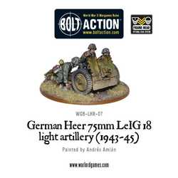 German: Heer 75mm leIG 18 light artillery (1943-45)